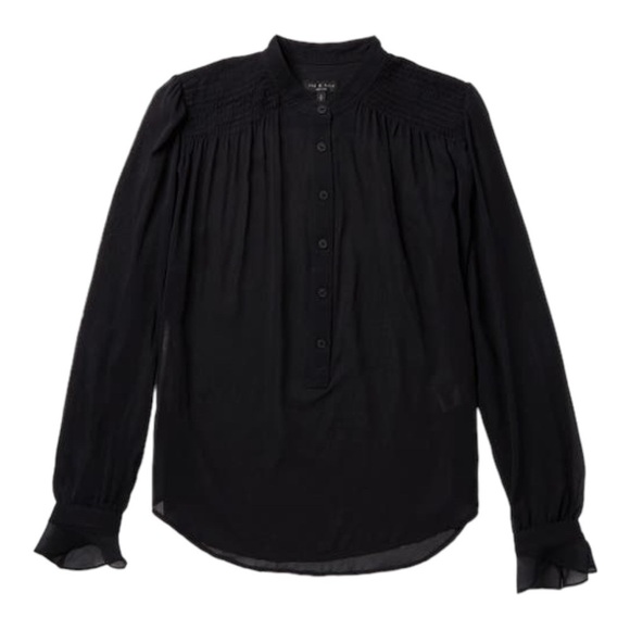 rag & bone Tops - RAG & bone SUSAN BLOUSE in black